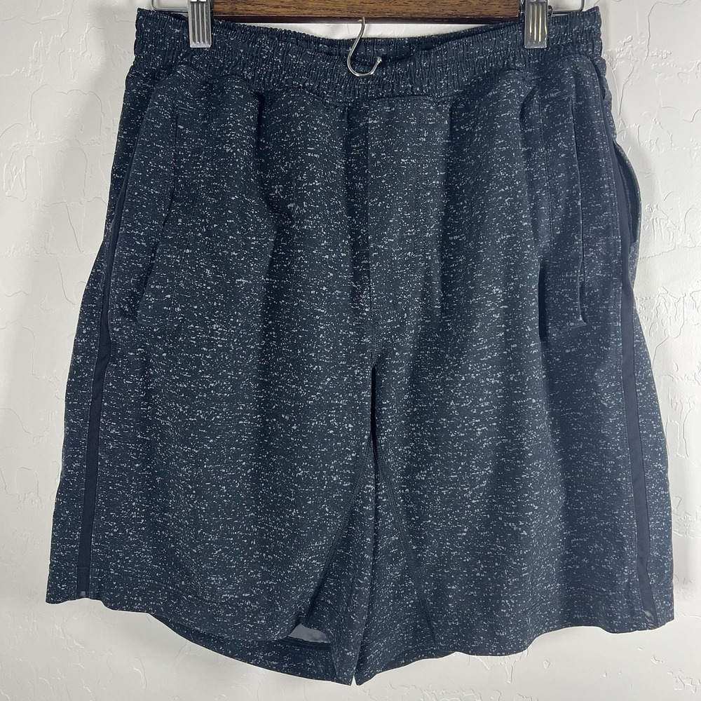 Lululemon Shorts Mens Medium Black Speckled Pace Breaker Short 9" Swift Ultra